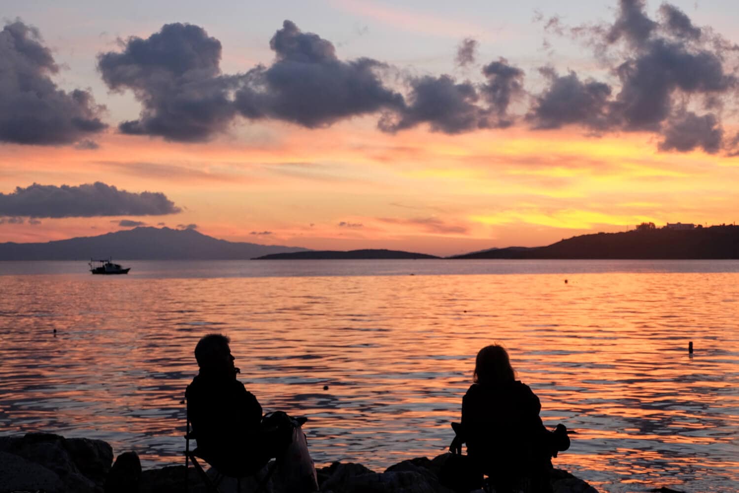 Bodrum Gün Batımı Birlikte Güzel